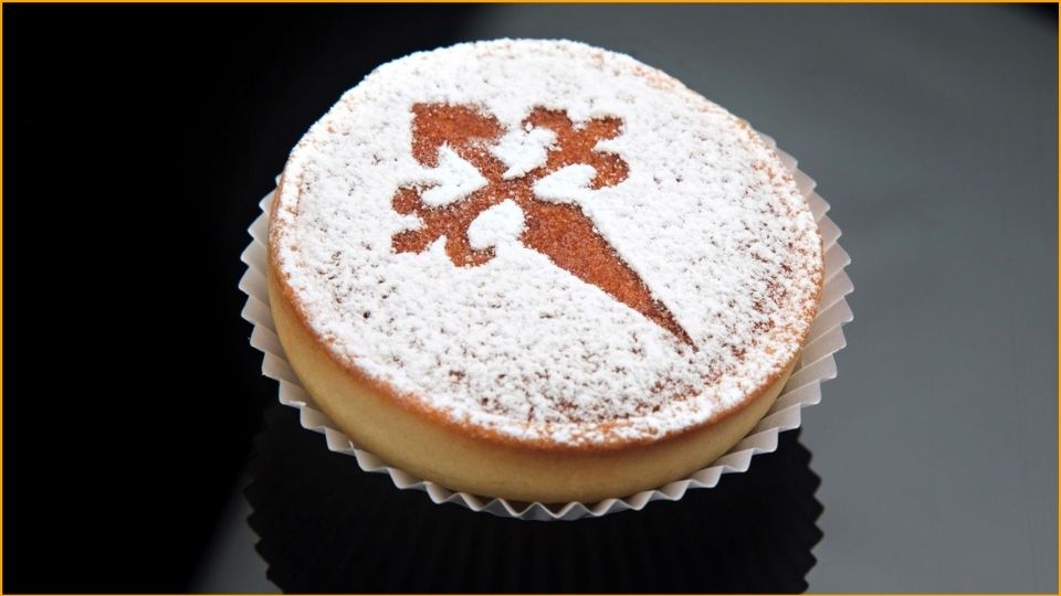 Una torta di Santiago Una torta di Santiago