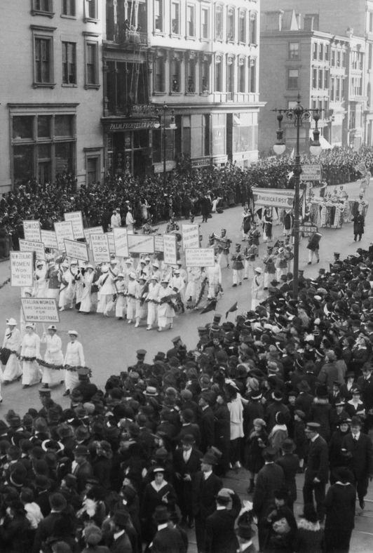 marcia per il voto delle donne a New York marcia per il voto delle donne a New York