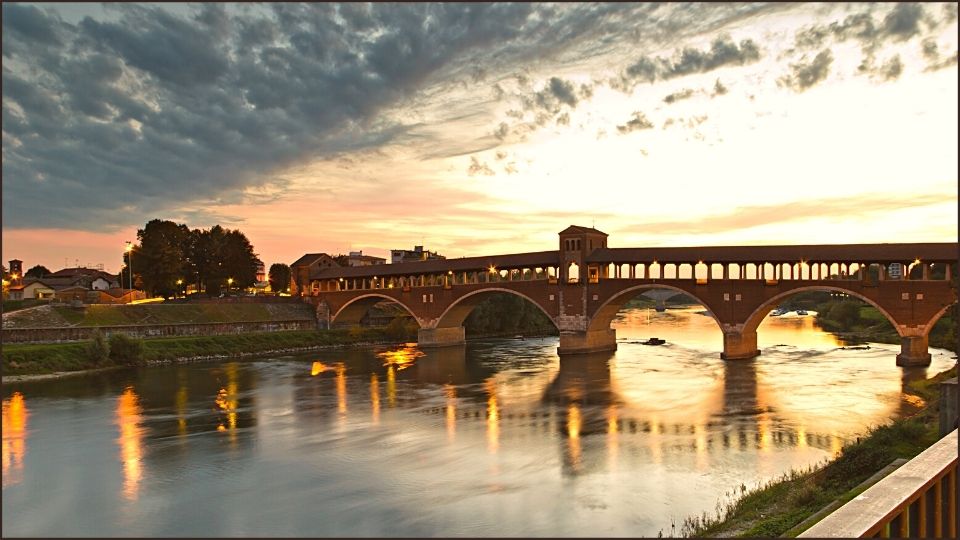 Via Francisca del Lucomagno e il ponte coperto di Pavia Via Francisca del Lucomagno e il ponte coperto di Pavia
