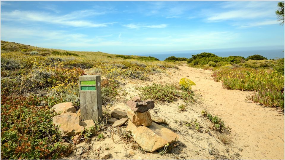 Segnaletica della Rota Vicentina in Portogallo Segnaletica della Rota Vicentina in Portogallo