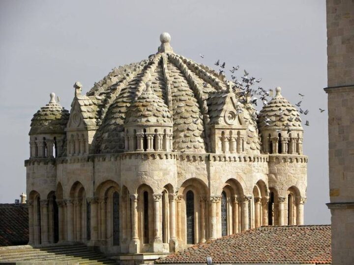 La cupola della Cattedrale di Zamora La cupola della Cattedrale di Zamora