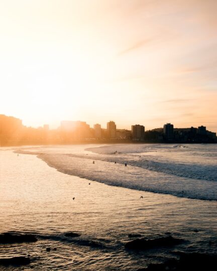 Il mare tra Gijon e le Asturie Il mare tra Gijon e le Asturie